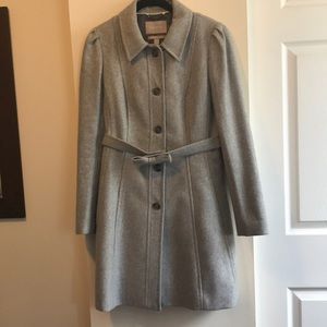 Long wool Banana Republic coat with belt
